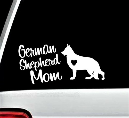 German shepherd mom decal - shepherd, for